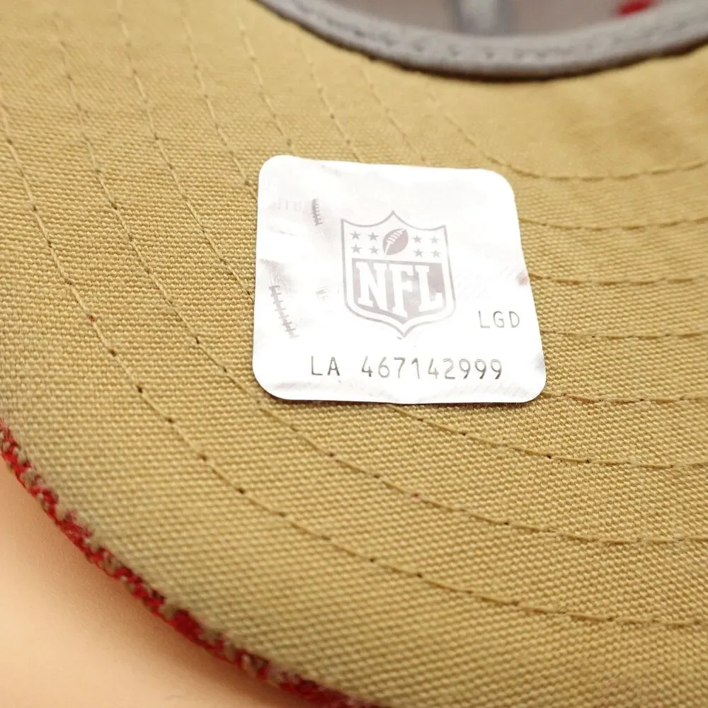 San Francisco 49ers Hat Cap Fitted Mens 6 3/8 Red NFL Football New Era